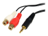 StarTech.com 6 ft. (1.8 m) 3.5mm to RCA Cable - Right-angle