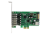 StarTech.com 7 Port PCI Express USB 3.0 Card - Front