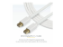 StarTech.com 2m 6ft White Mini DisplayPort 1.2 Cable M/M - Right-angle